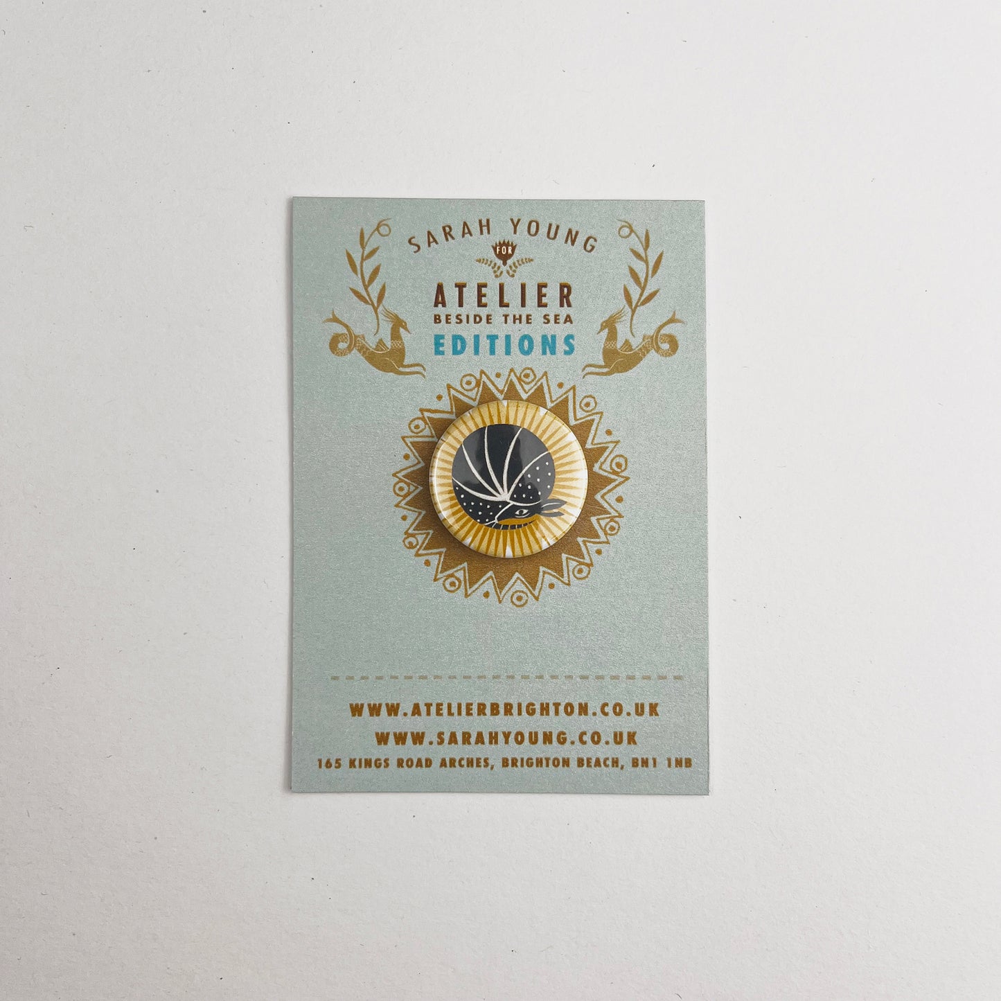 Atelier Editions Pin Badge - Armadillo