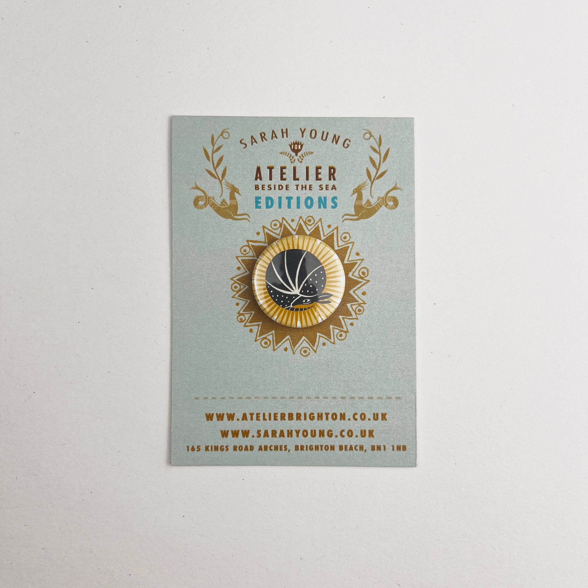 Atelier Editions Pin Badge - Armadillo