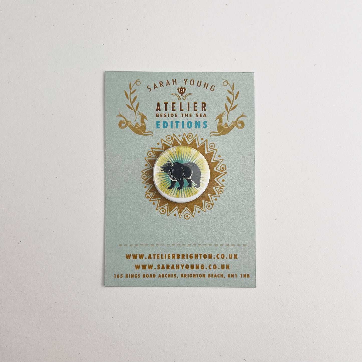 Atelier Editions Pin Badge - Bear
