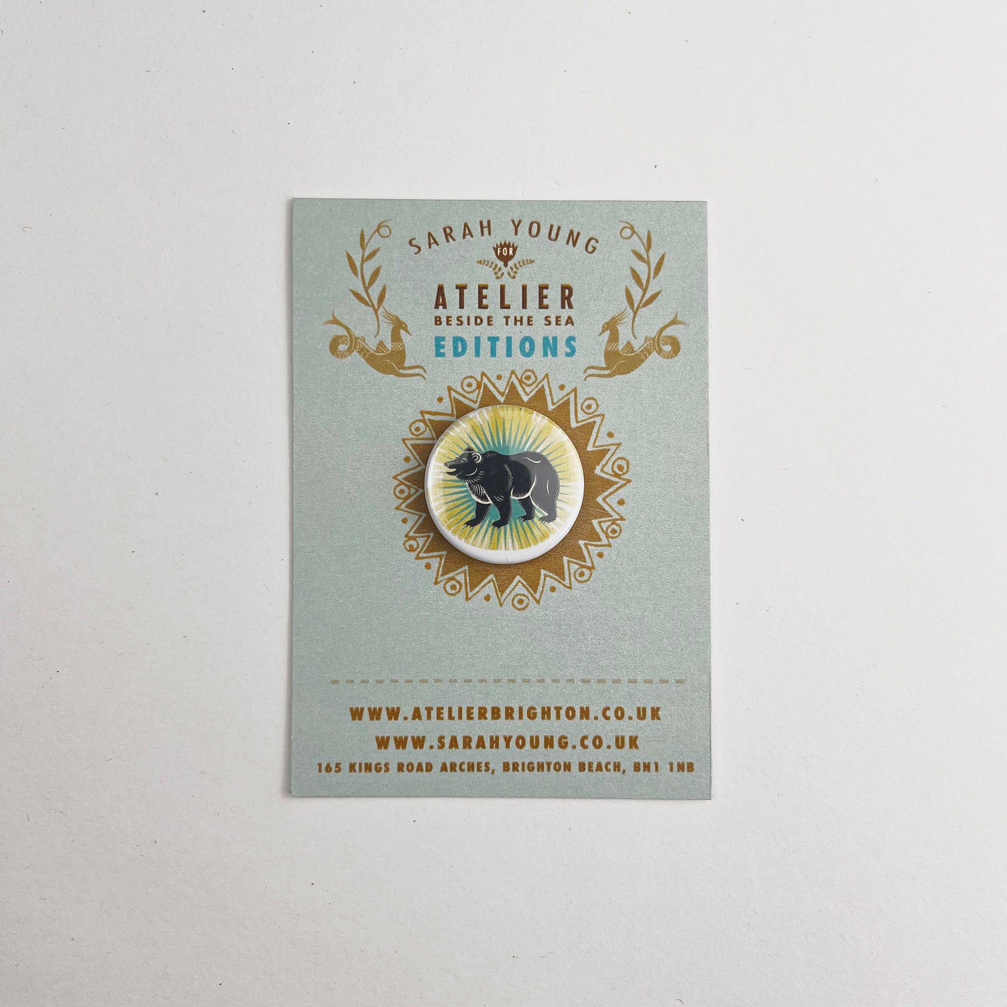 Atelier Editions Pin Badge - Bear
