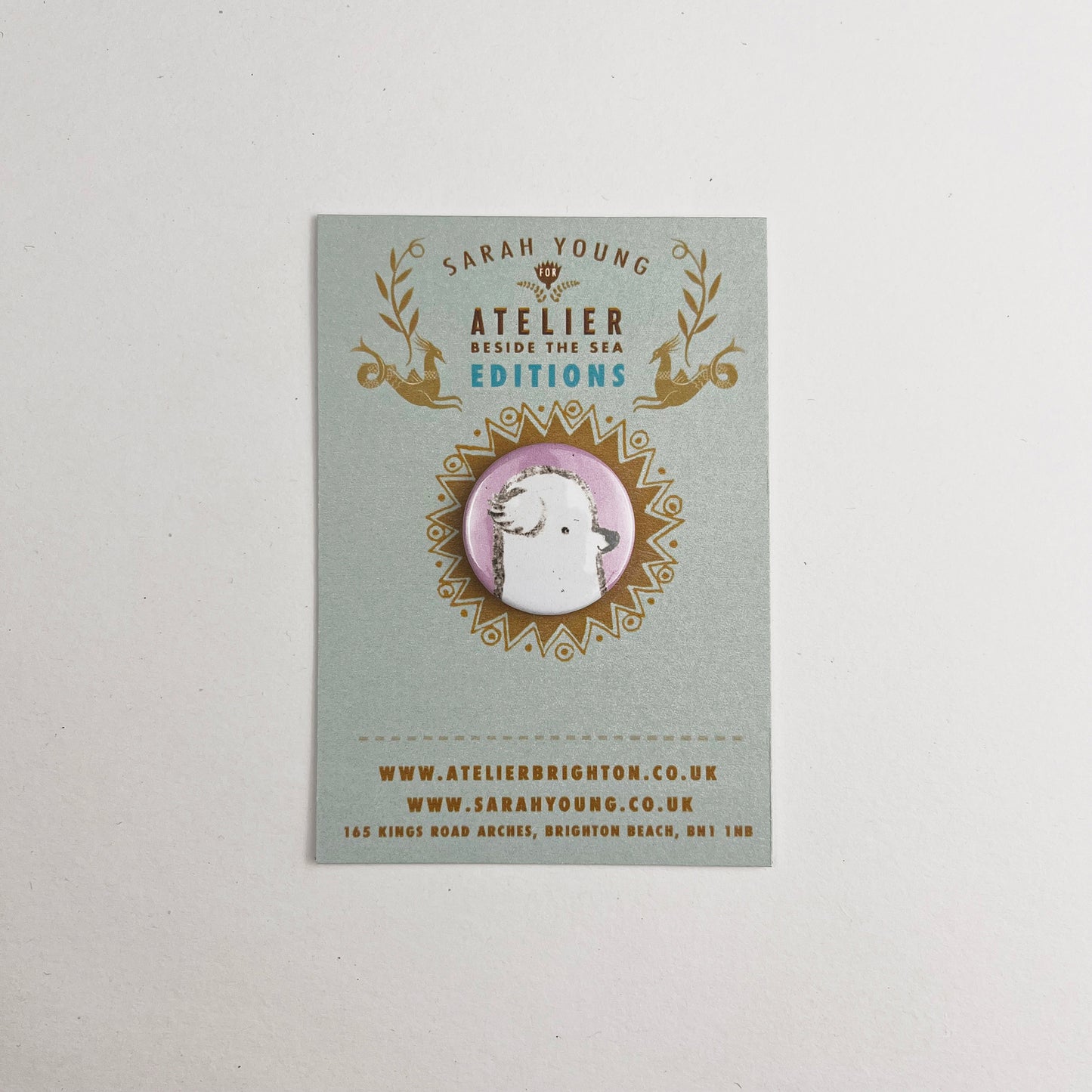 Atelier Editions Pin Badge - Cecil