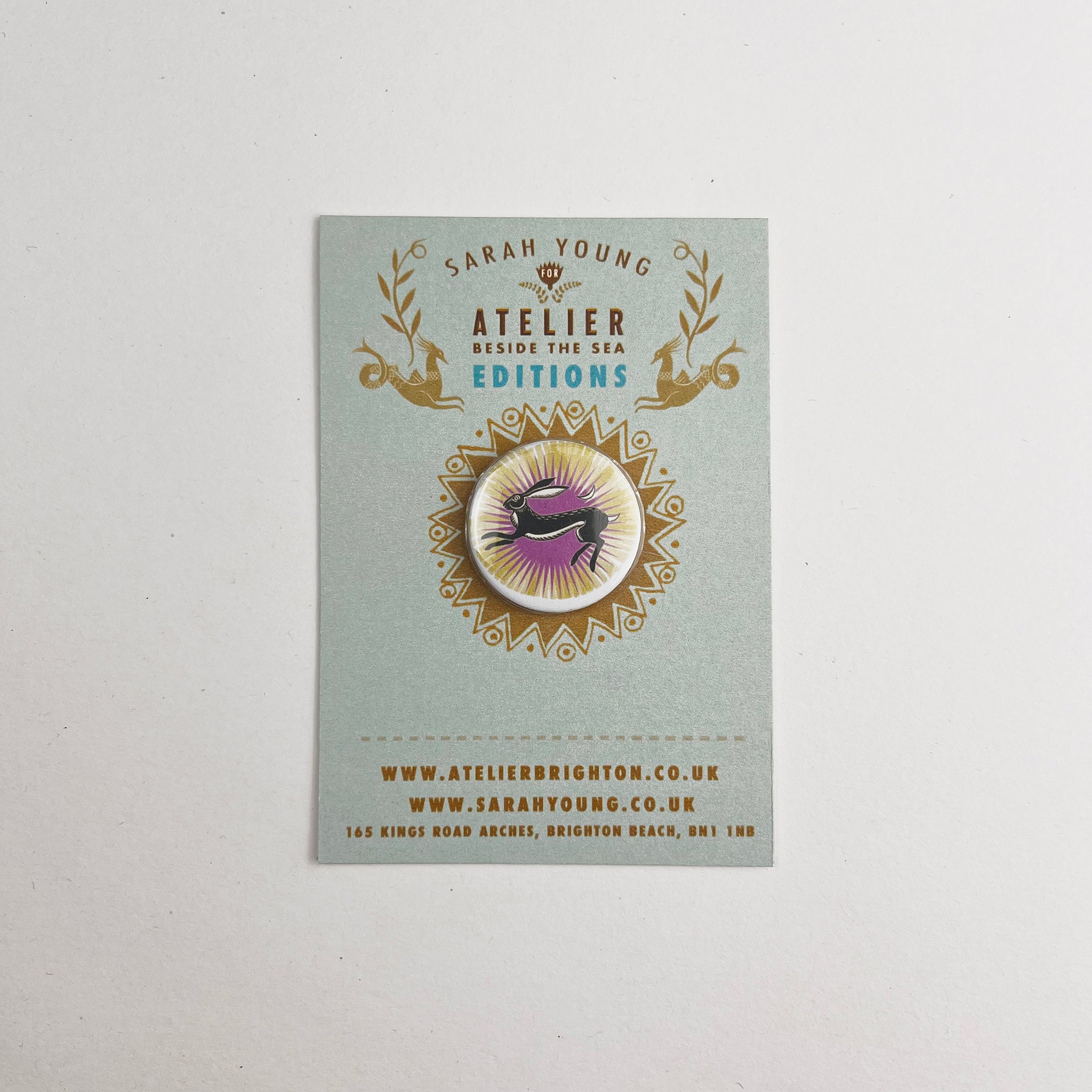 Atelier Editions Pin Badge - Hare