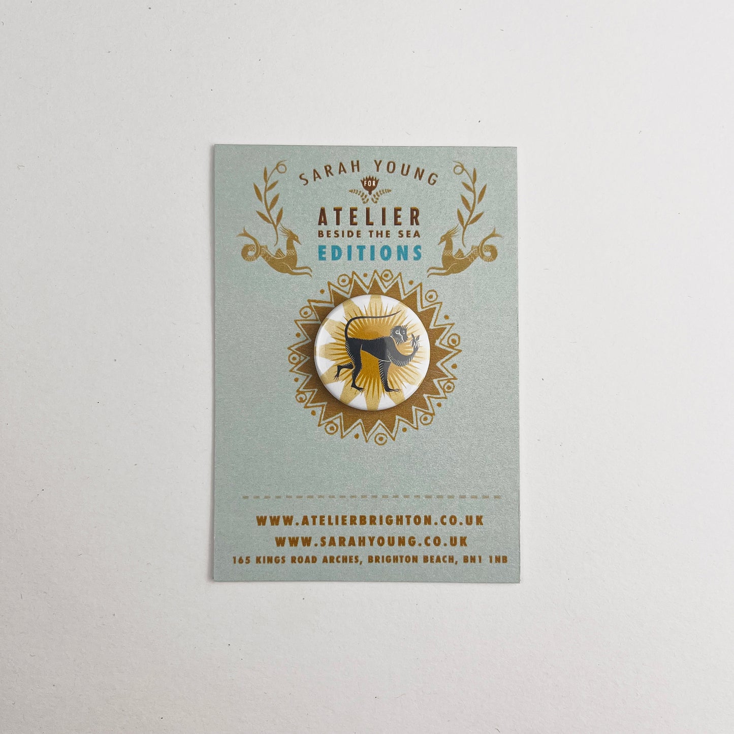 Atelier Editions Pin Badge - Monkey
