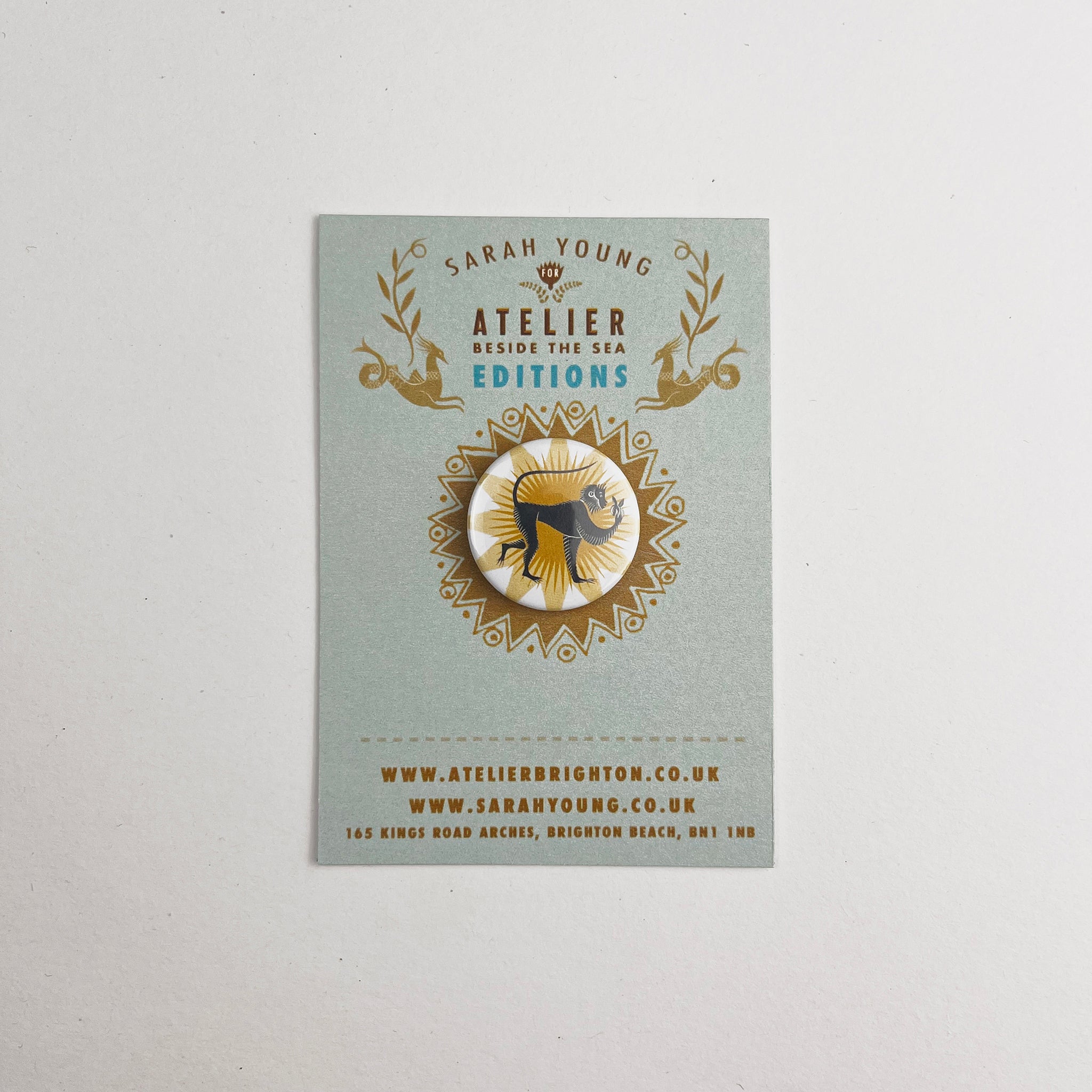 Atelier Editions Pin Badge - Monkey