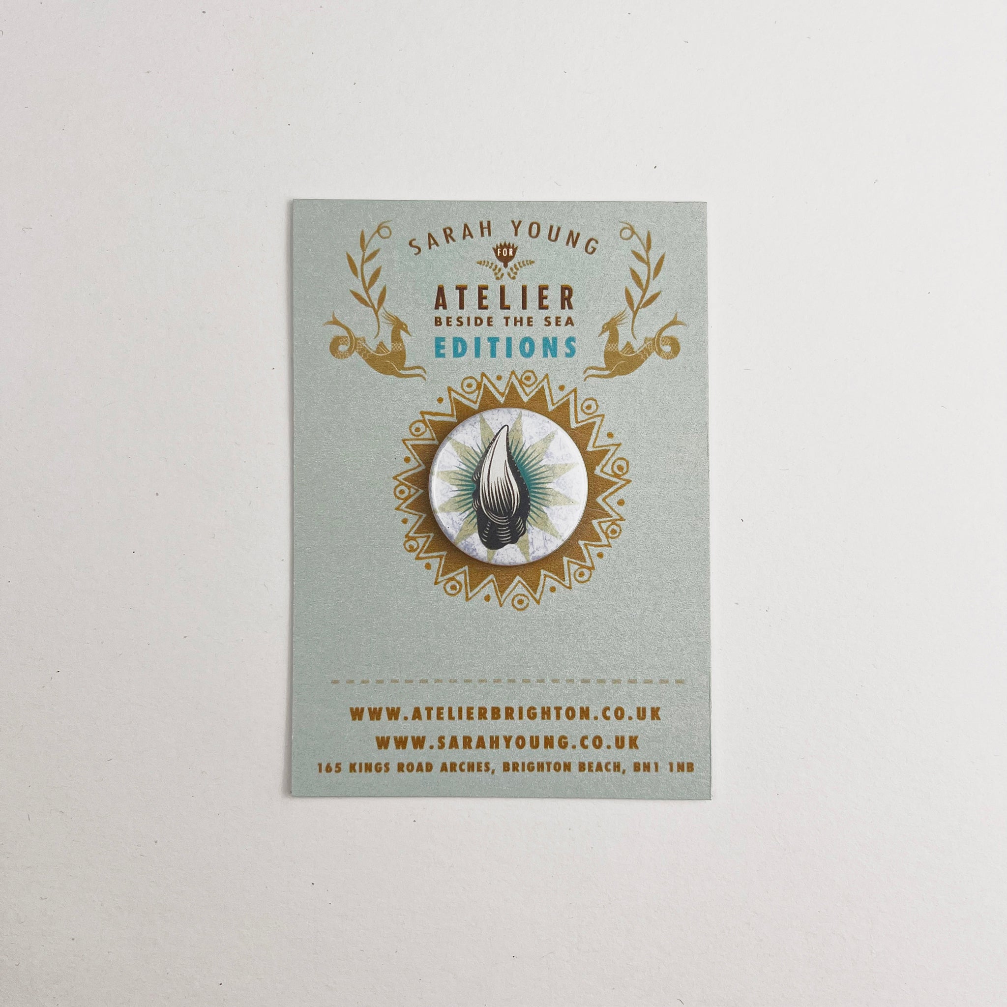 Atelier Editions Pin Badge - Mussel