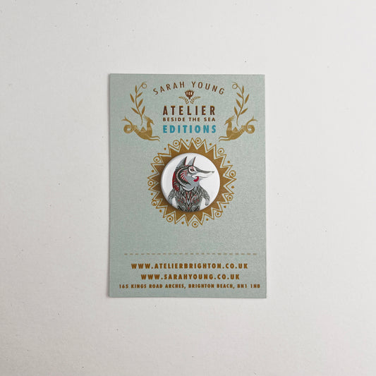 Atelier Editions Pin Badge - Wolf