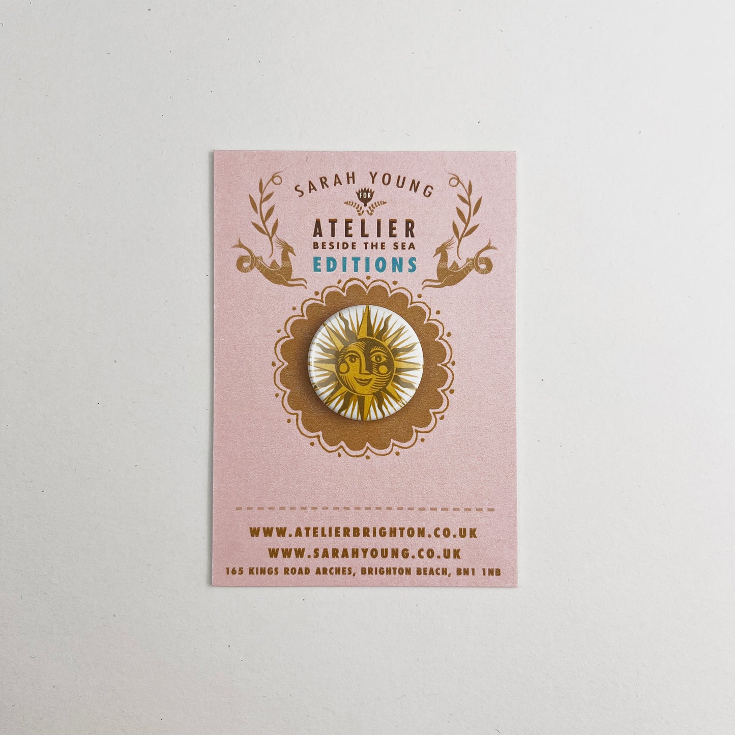 Atelier Editions Pin Badge - Sun