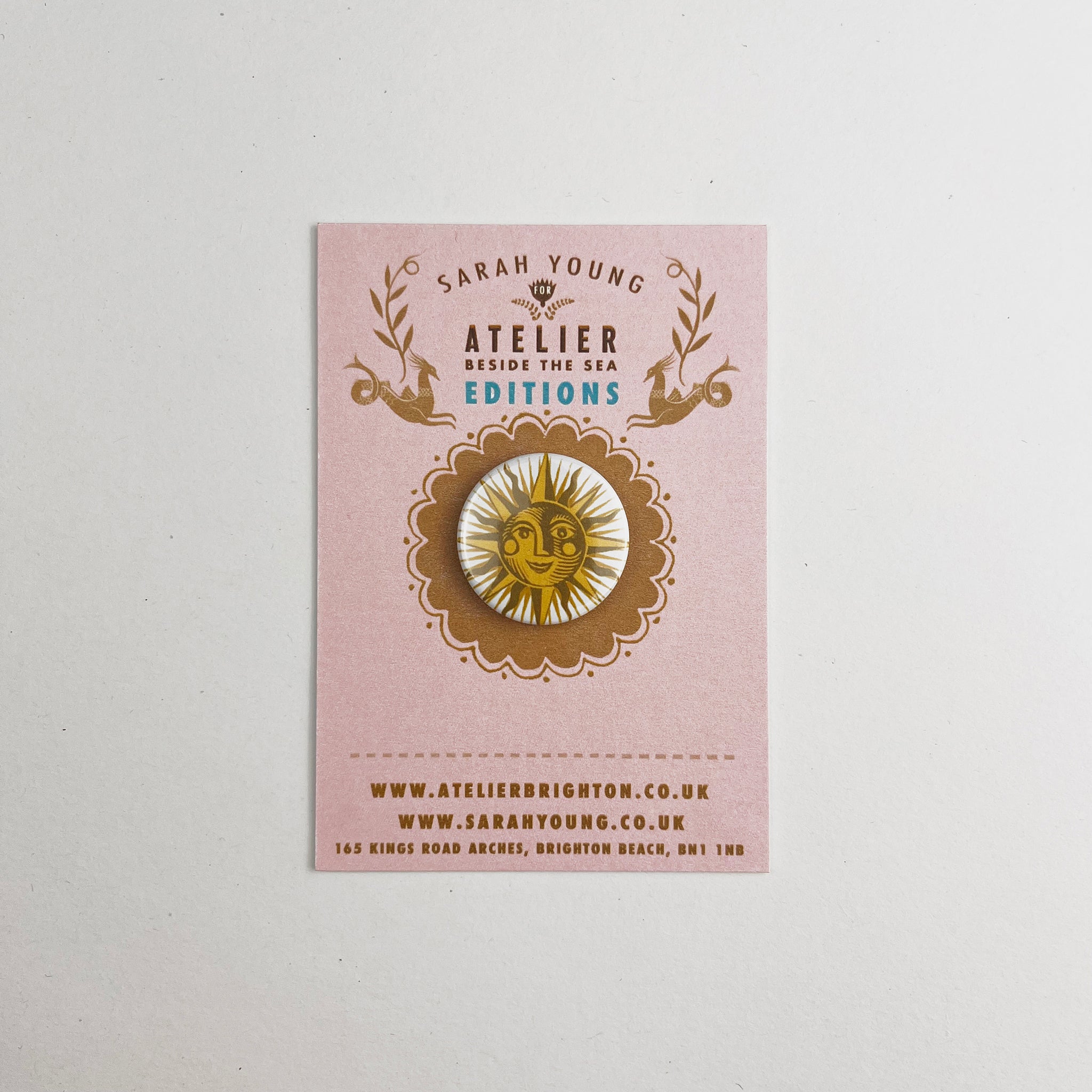 Atelier Editions Pin Badge - Sun