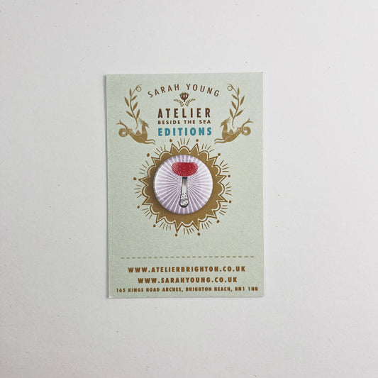 Atelier Editions Pin Badge - Agaricus Mushroom