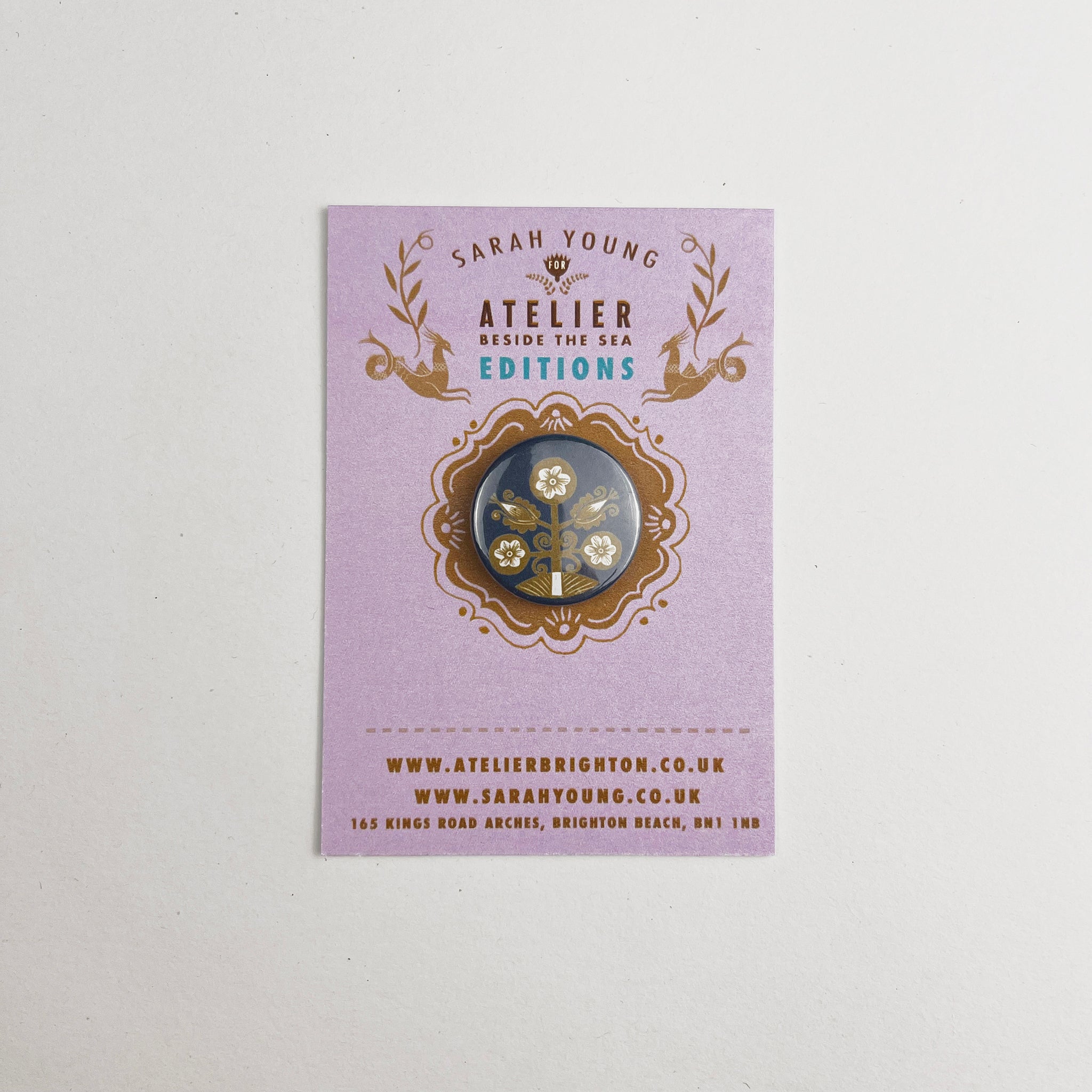 Atelier Editions Pin Badge - Floral 1