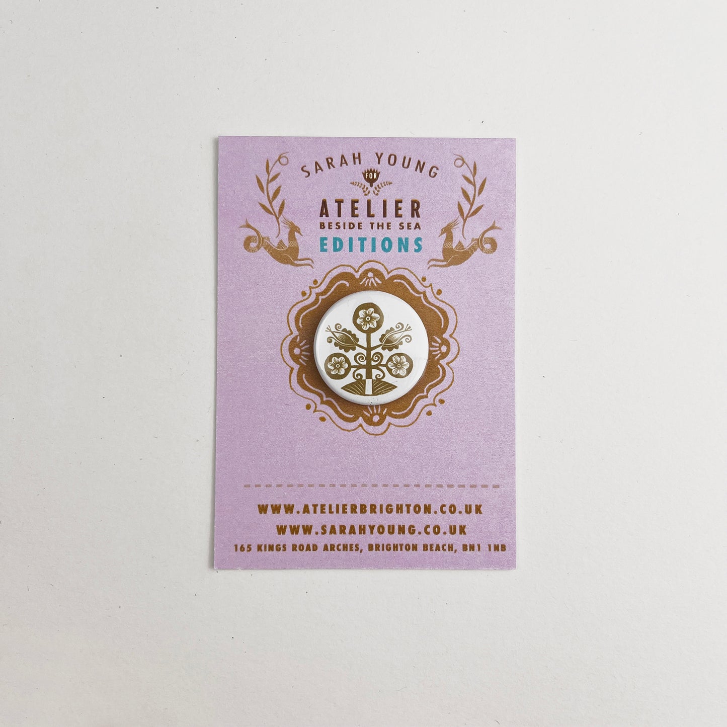 Atelier Editions Pin Badge - Floral 2