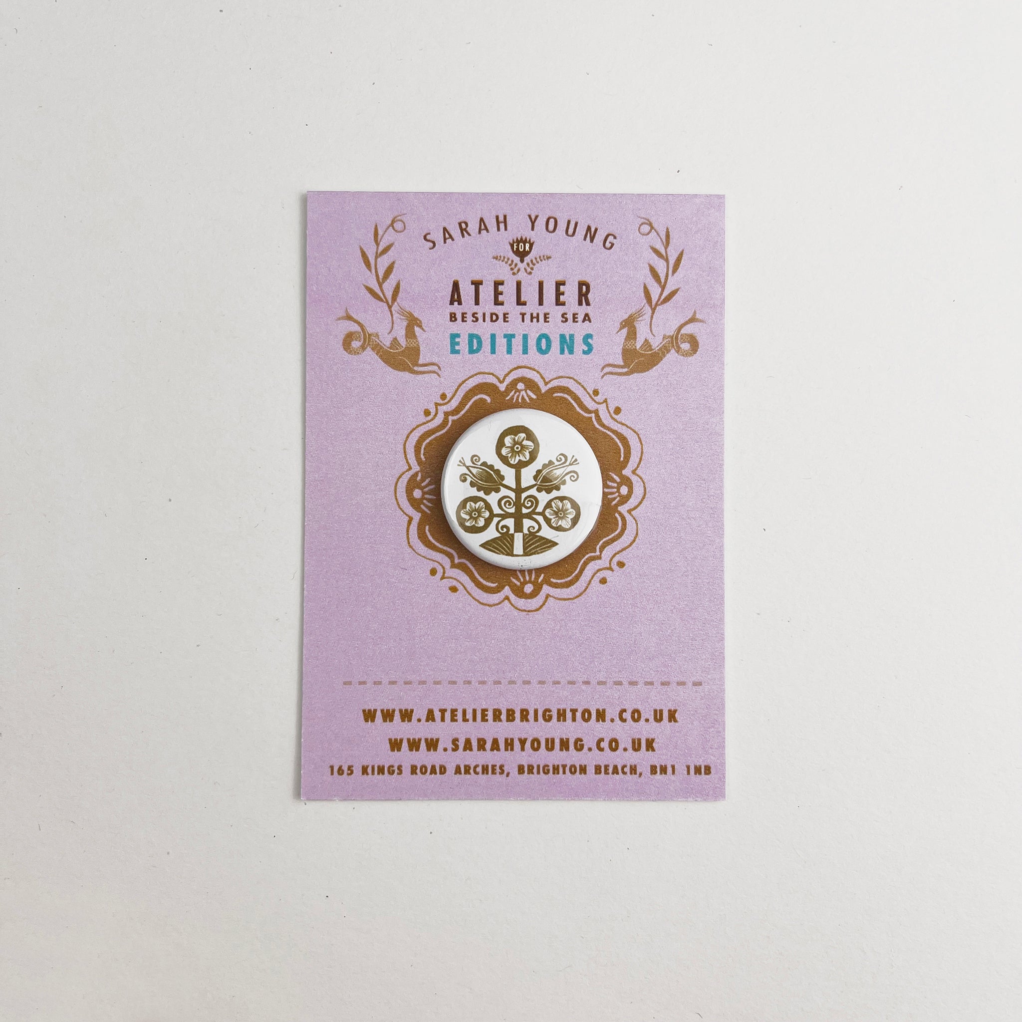 Atelier Editions Pin Badge - Floral 2