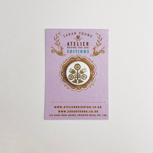 Atelier Editions Pin Badge - Floral 2
