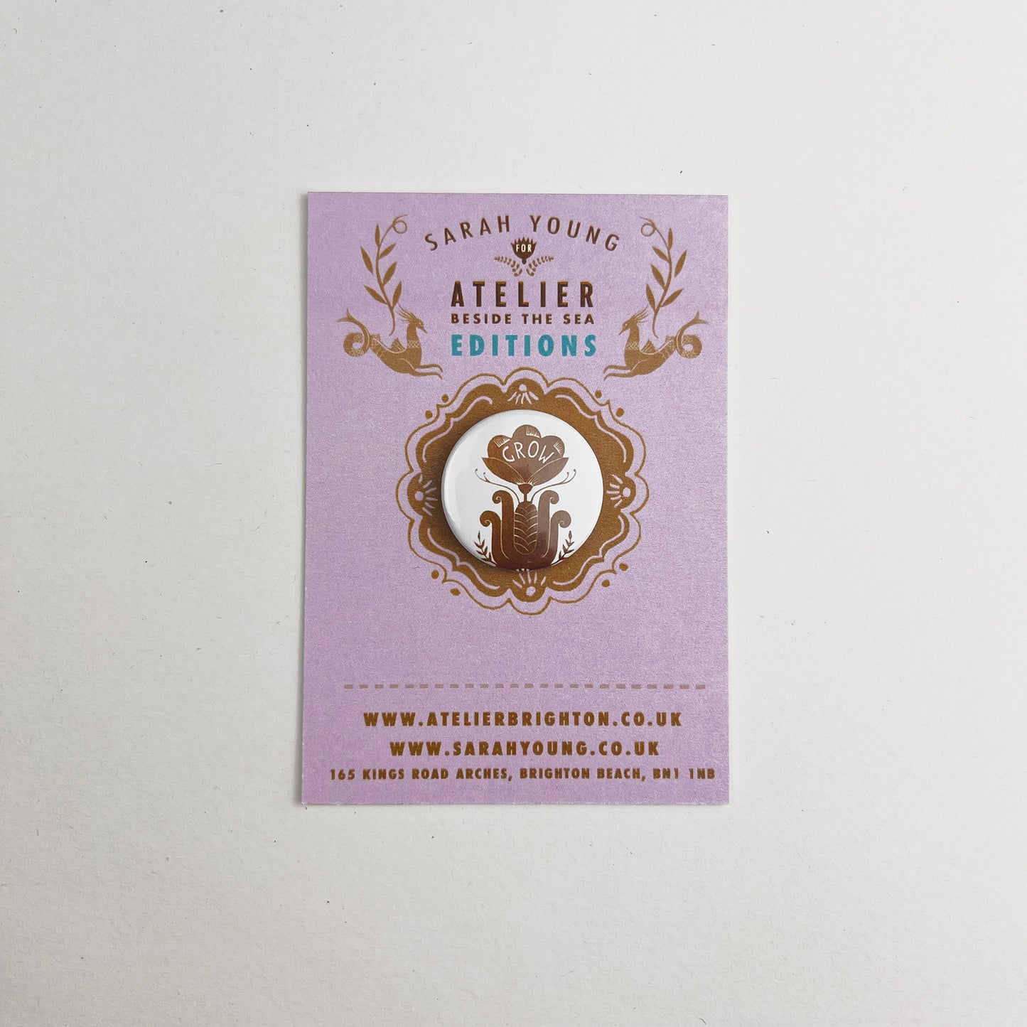 Atelier Editions Pin Badge - Grow