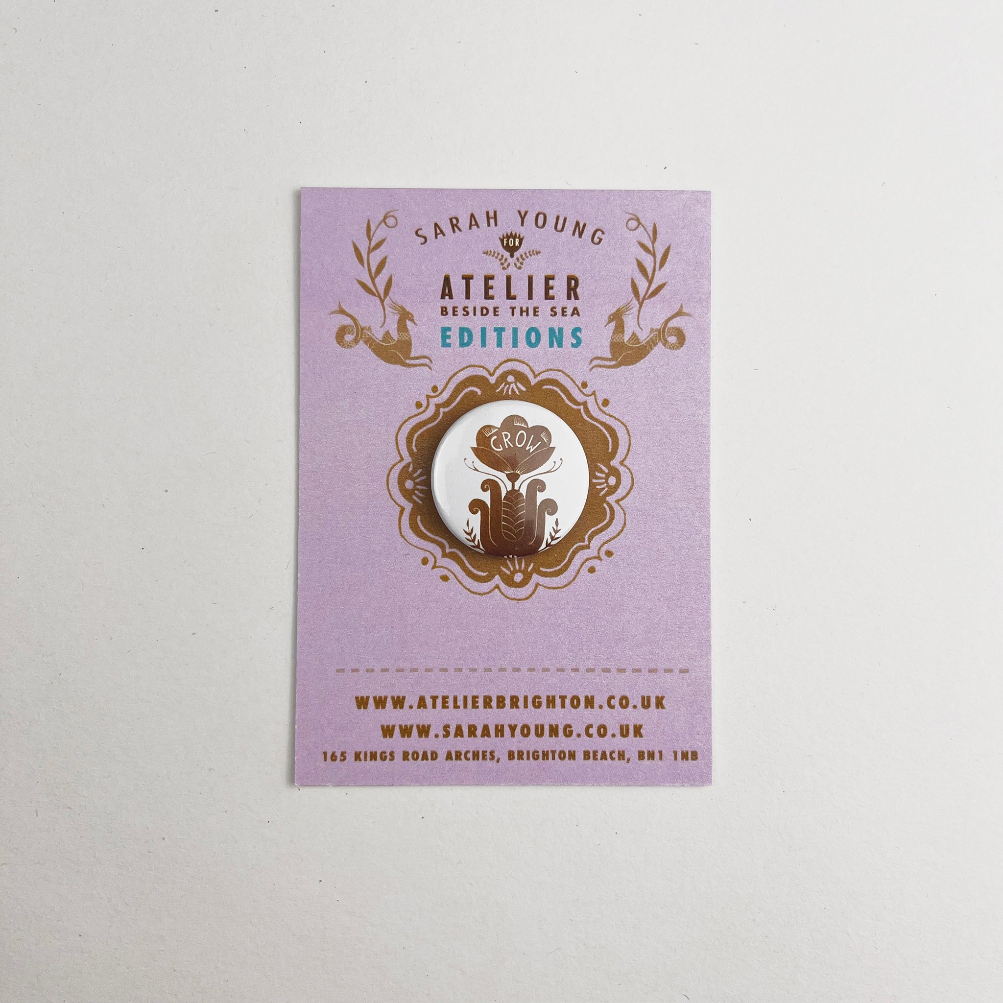Atelier Editions Pin Badge - Grow
