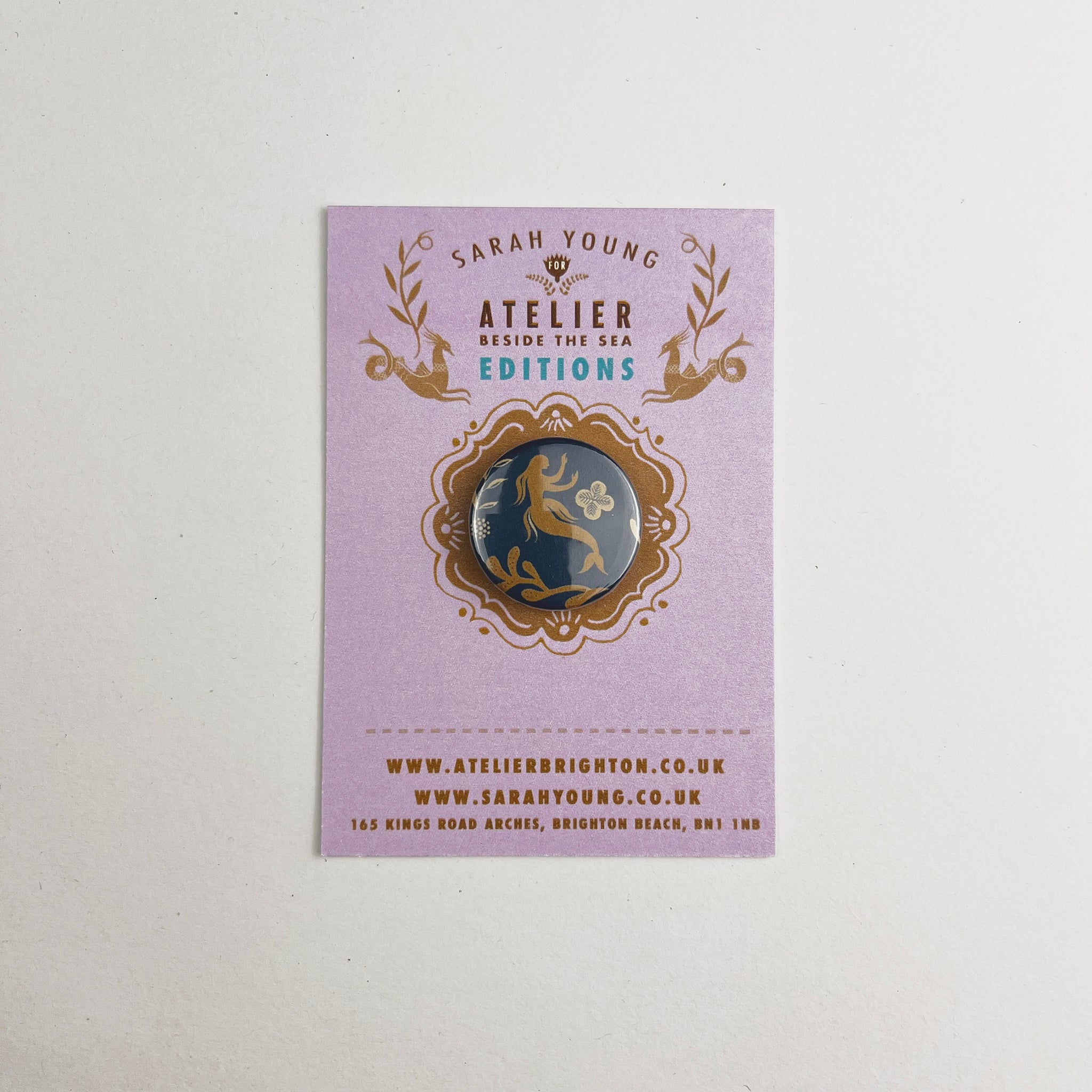 Atelier Editions Pin Badge - Mermaid 1