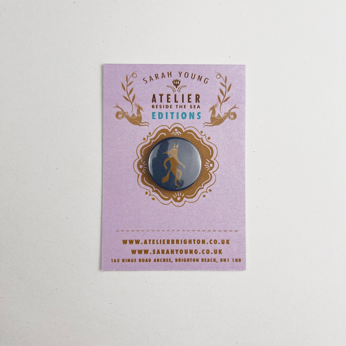 Atelier Editions Pin Badge - Pedro 1
