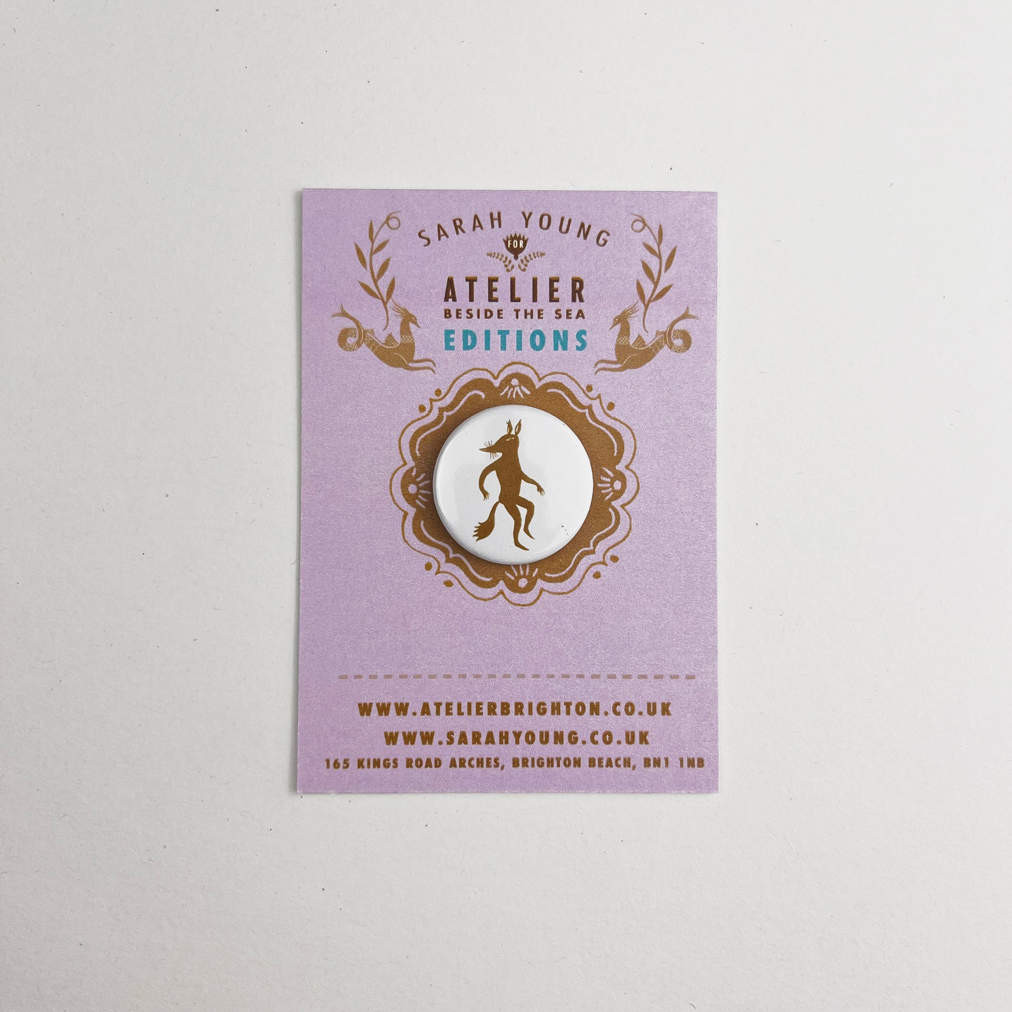 Atelier Editions Pin Badge - Pedro 2