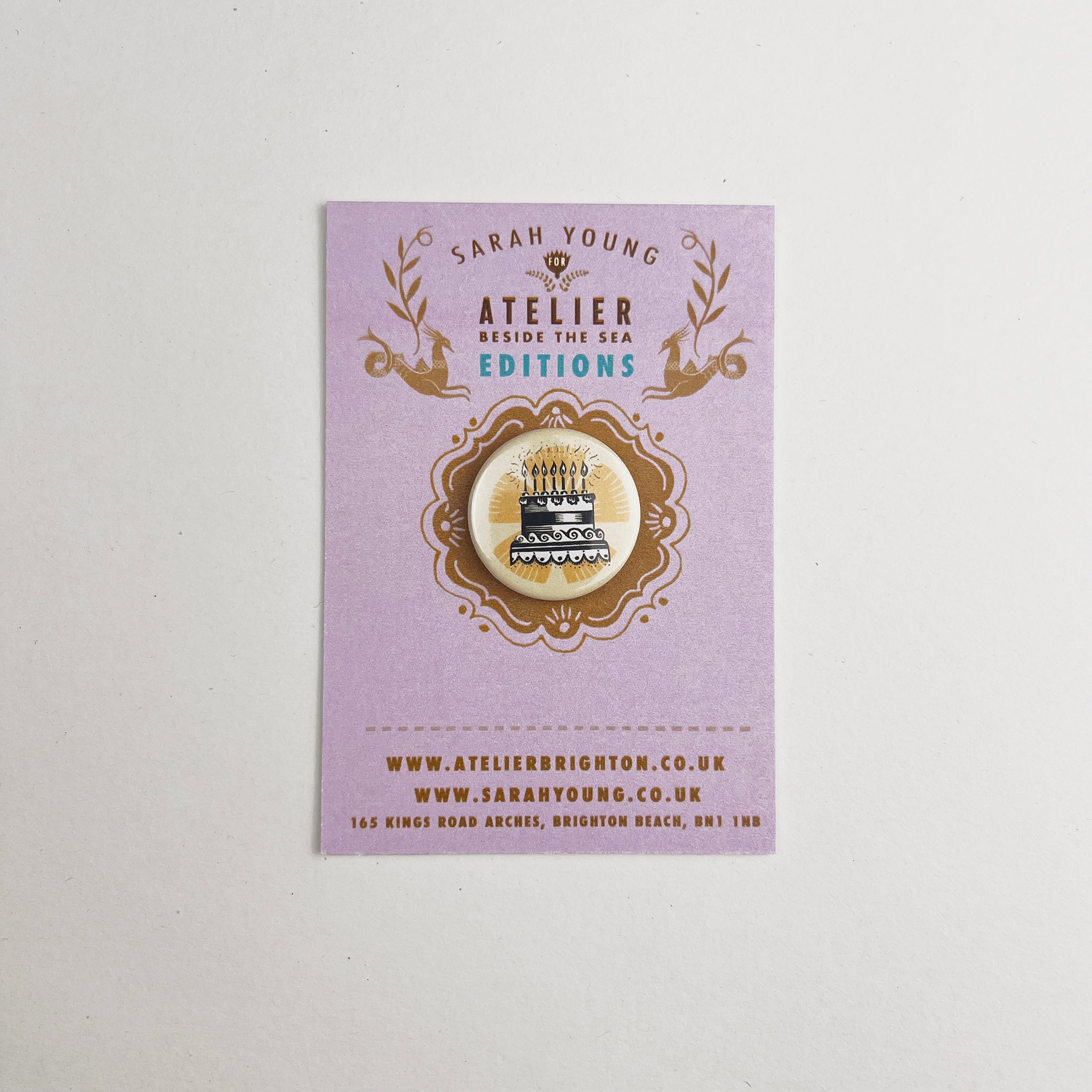 Atelier Editions Pin Badge - Birthday Cake