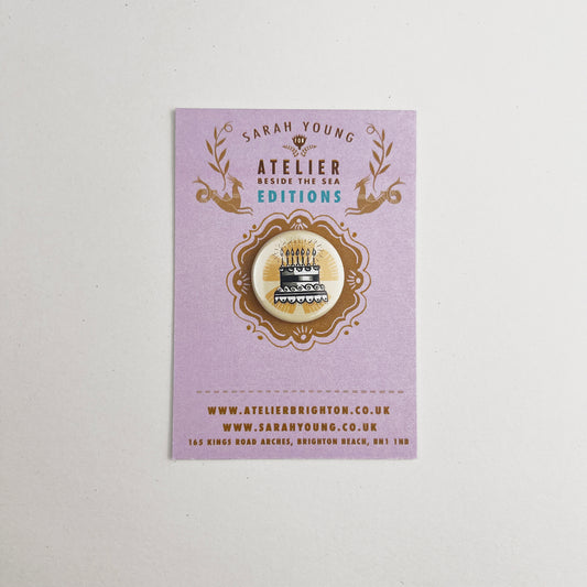 Atelier Editions Pin Badge - Birthday Cake