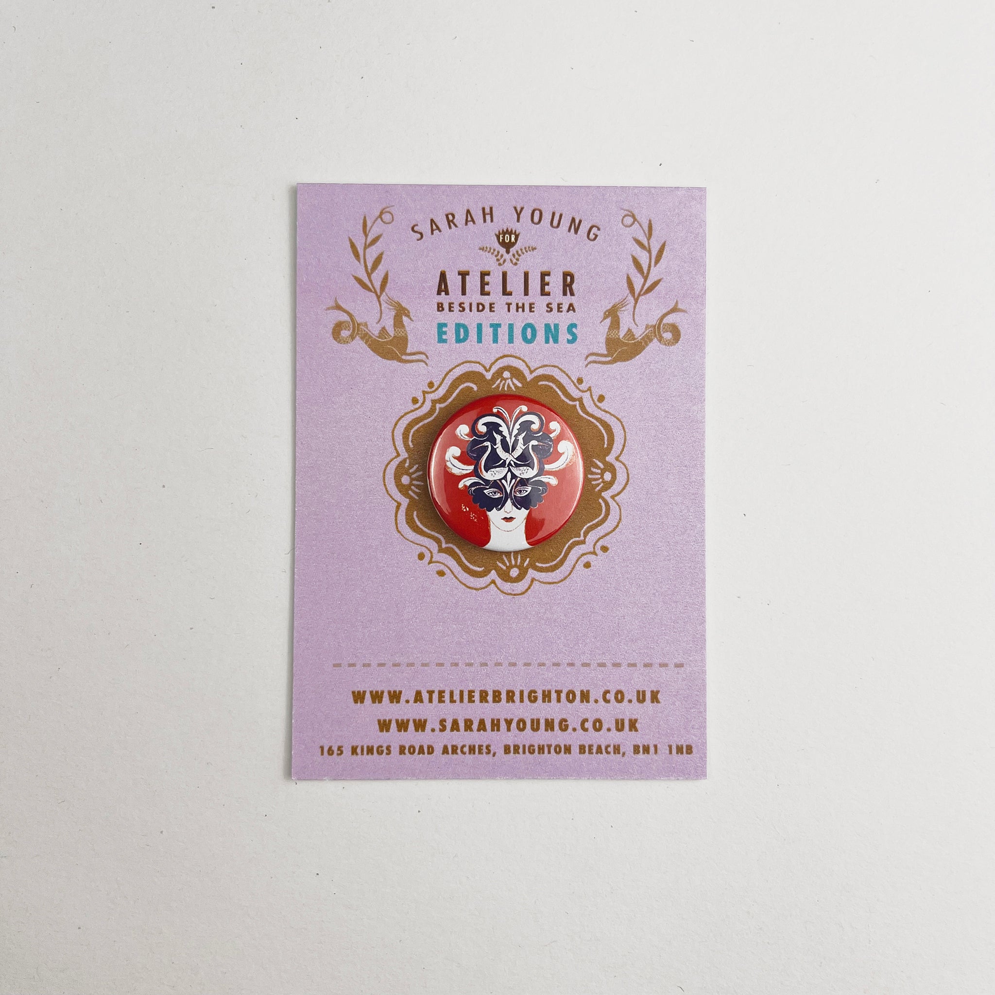 Atelier Editions Pin Badge - Mask