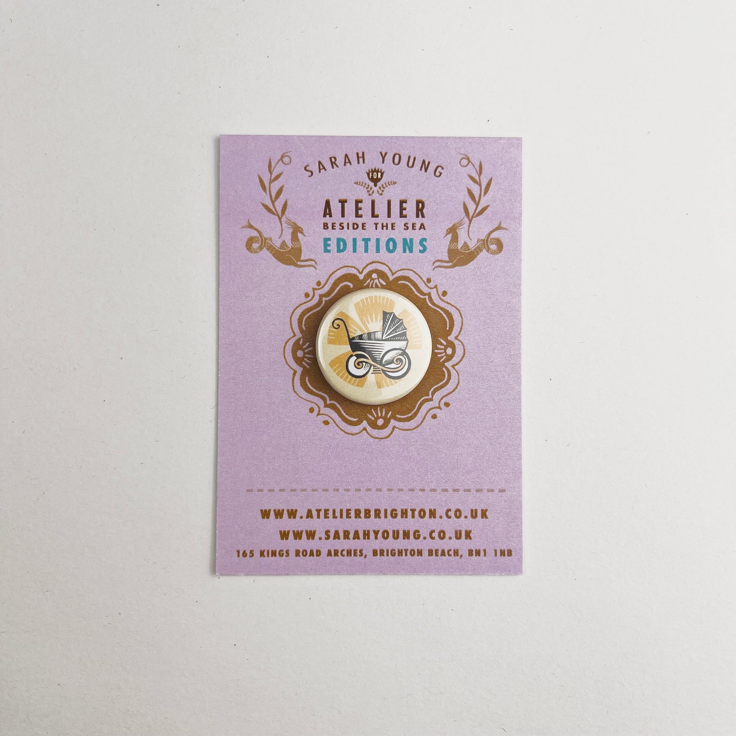 Atelier Editions Pin Badge - Pram