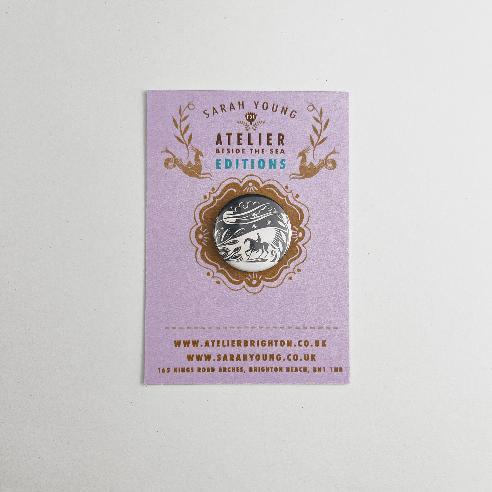 Atelier Editions Pin Badge - Rider