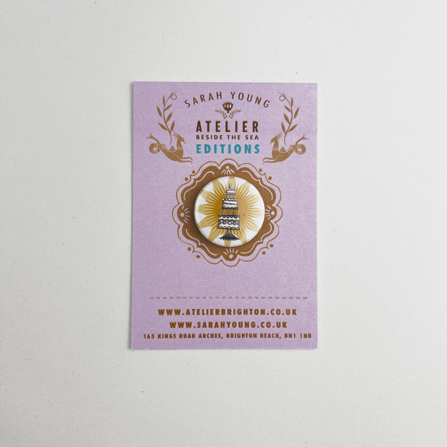 Atelier Editions Pin Badge - Wedding Cake