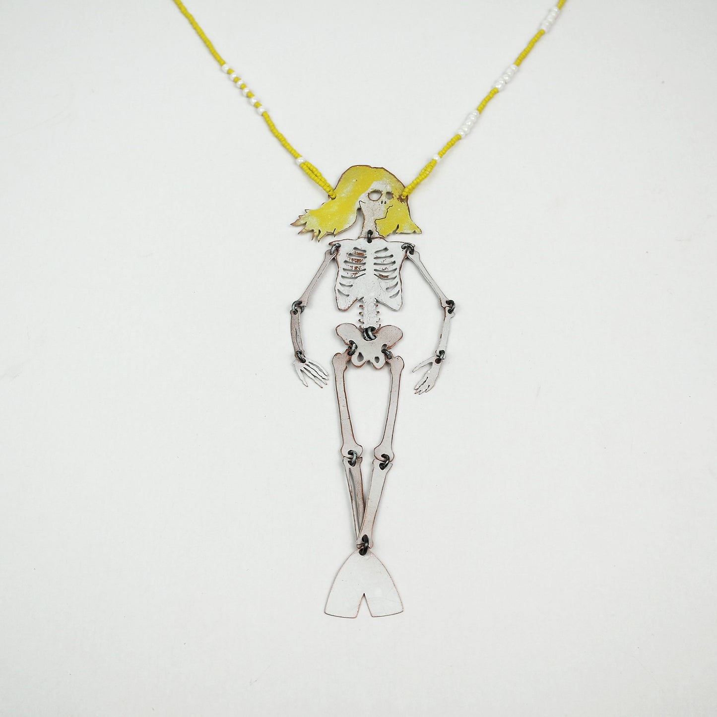 Mermaid Skeleton Statement Necklace