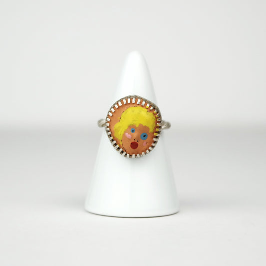 Small Blonde Boy Ring