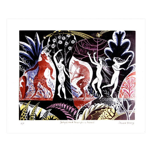 Atelier Editions Card - Satyrs and Nymphs on Naxos
