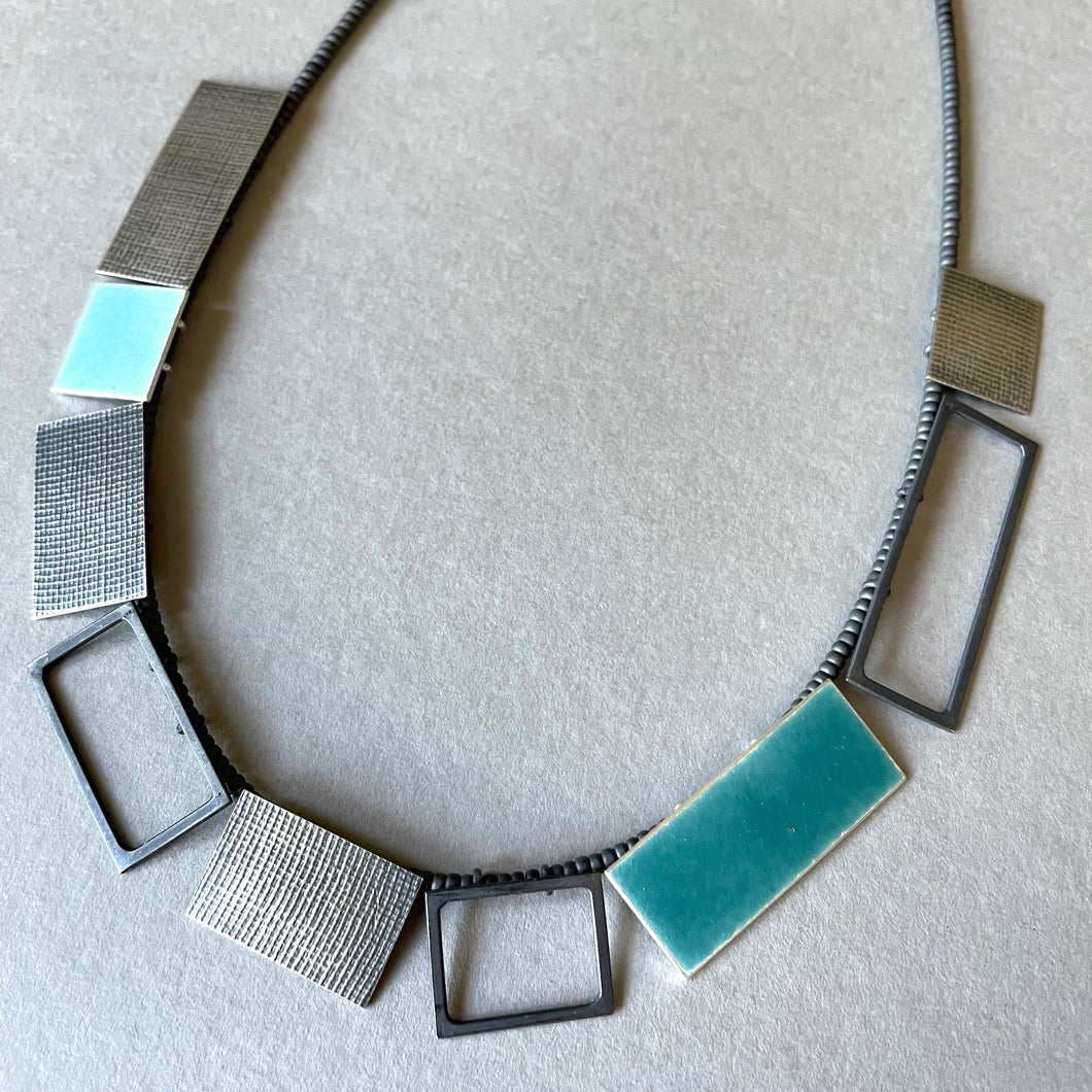 9 Rectangles Necklace