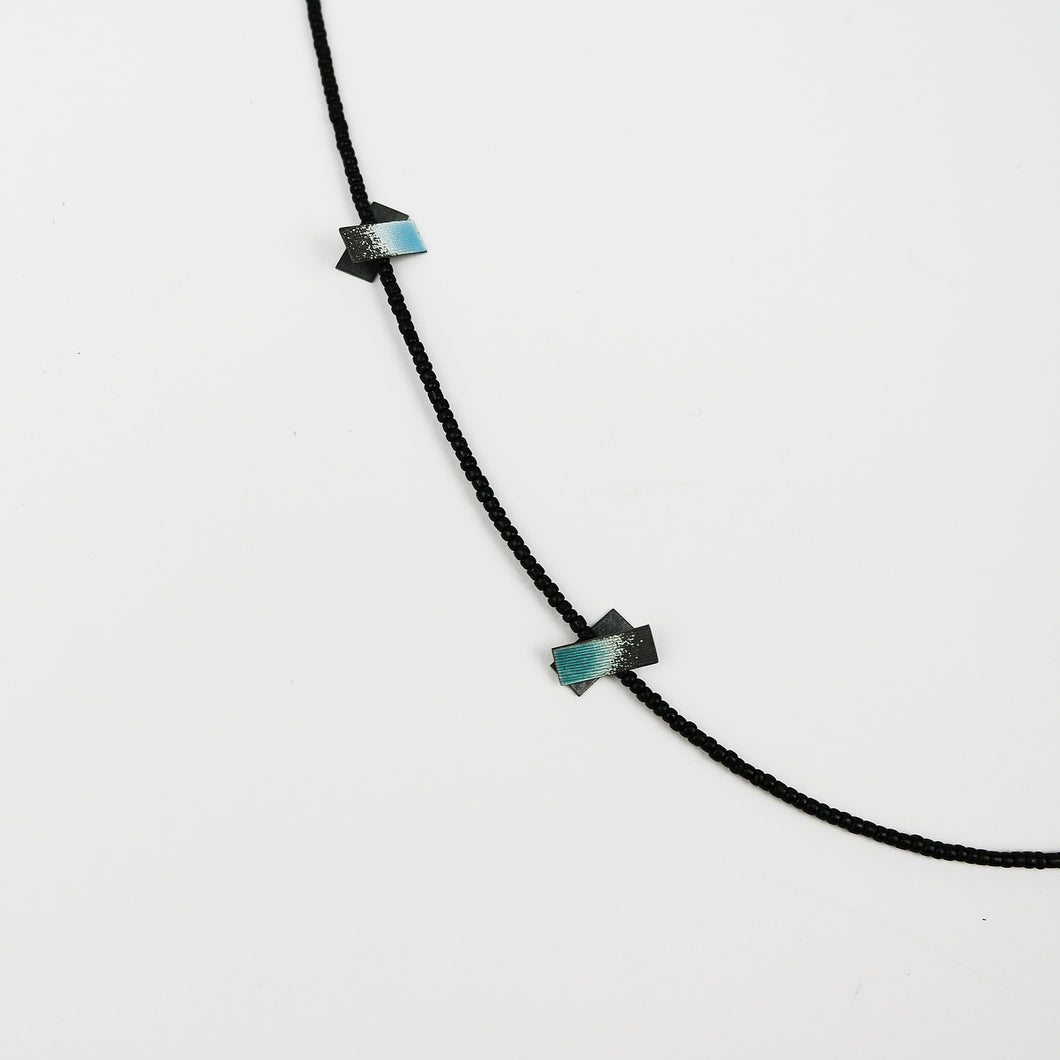 Double Rectangles Necklace