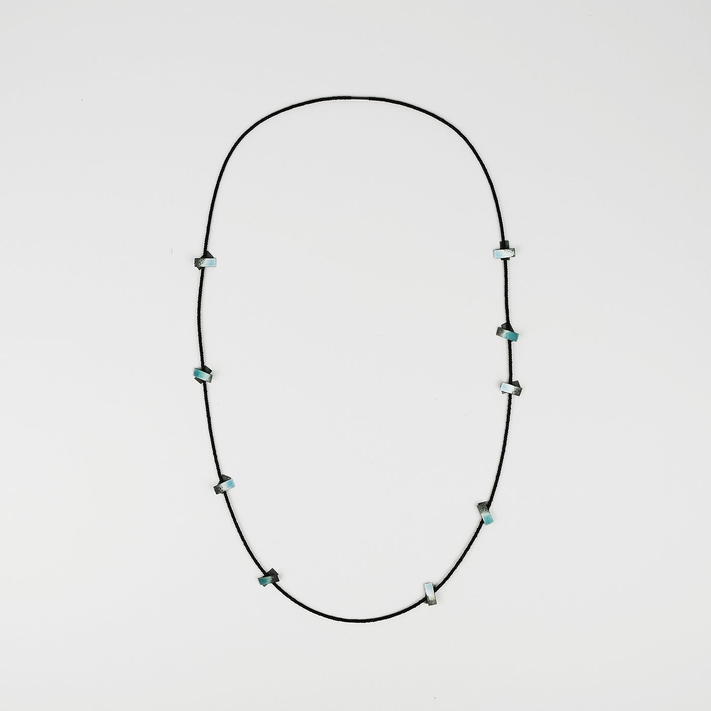 Double Rectangles Necklace