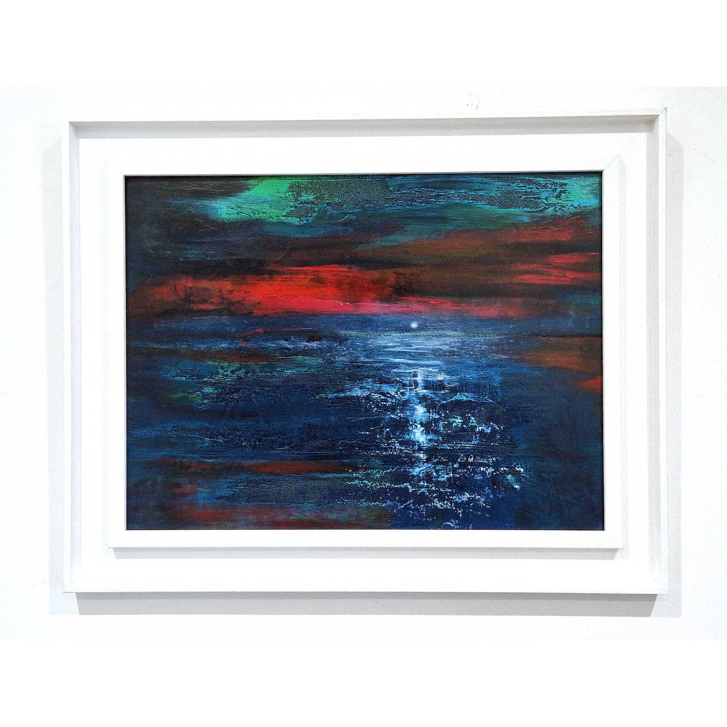 Moonrise over the sea