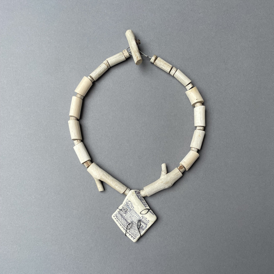 Necklace made by Annabet Wyndham commissioned by Cristina Zani