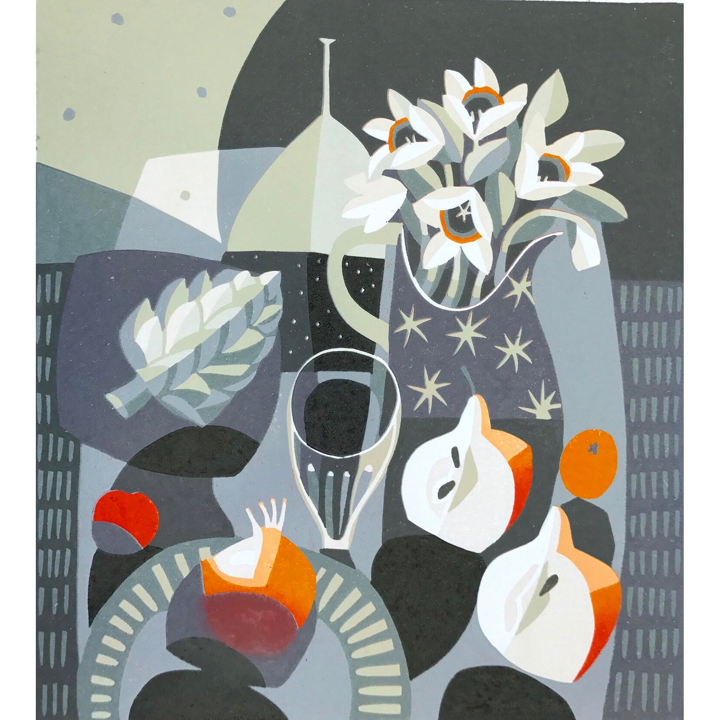 Artichoke & Pomegranate Print