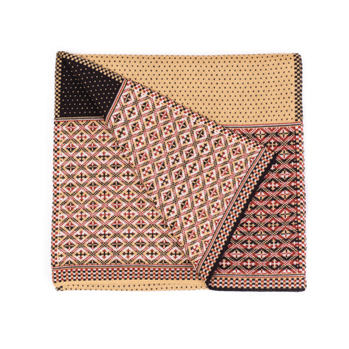 Polka Dot Design Scarf in Heritage