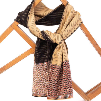 Polka Dot Design Scarf in Heritage