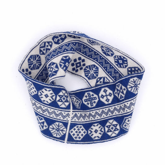 Zigzag Design Headband in Blue