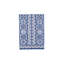 Load image into Gallery viewer, Hearts Design Mini Scarf in Blue