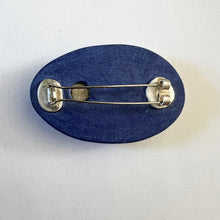 Load image into Gallery viewer, Blue Pebble Brooch