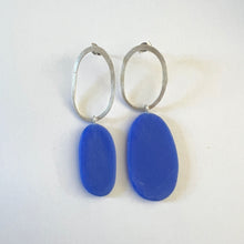 Load image into Gallery viewer, Big and Odd Studs in Blue