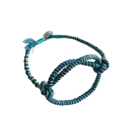 Teal Knot Bracelet