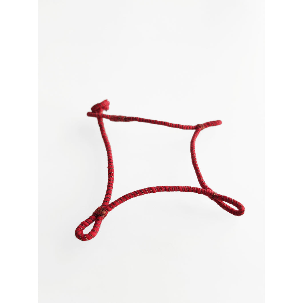 Red Three Loop Bracelet