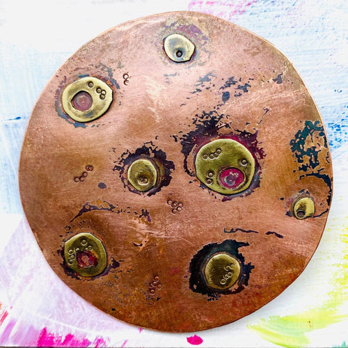 Big Beautiful Full Moon Brooch