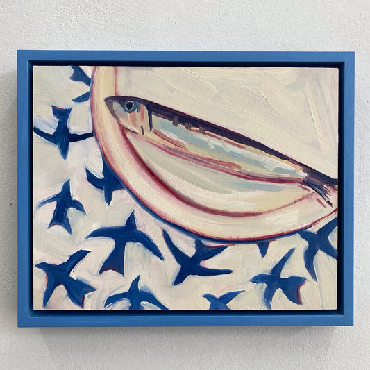 Sardine & Blue Paper Birds