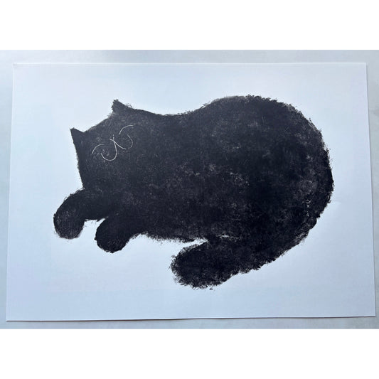 Smug Black Cat