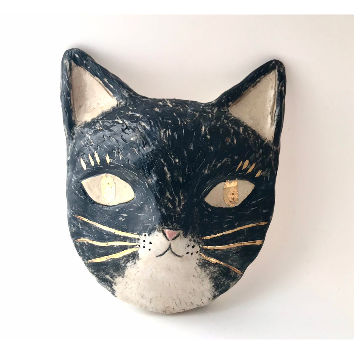 Meow Mix cat mask wall hanging