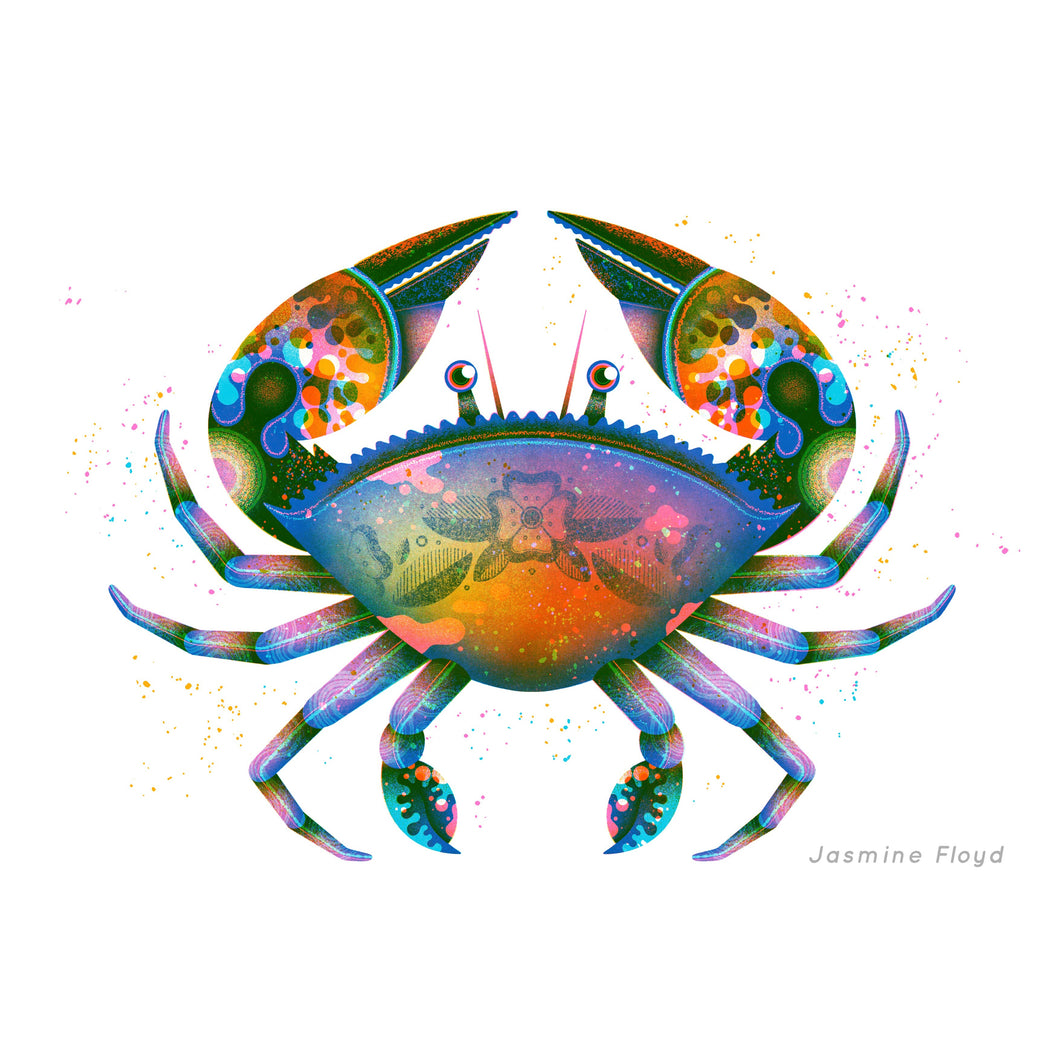 Blue Crab Print
